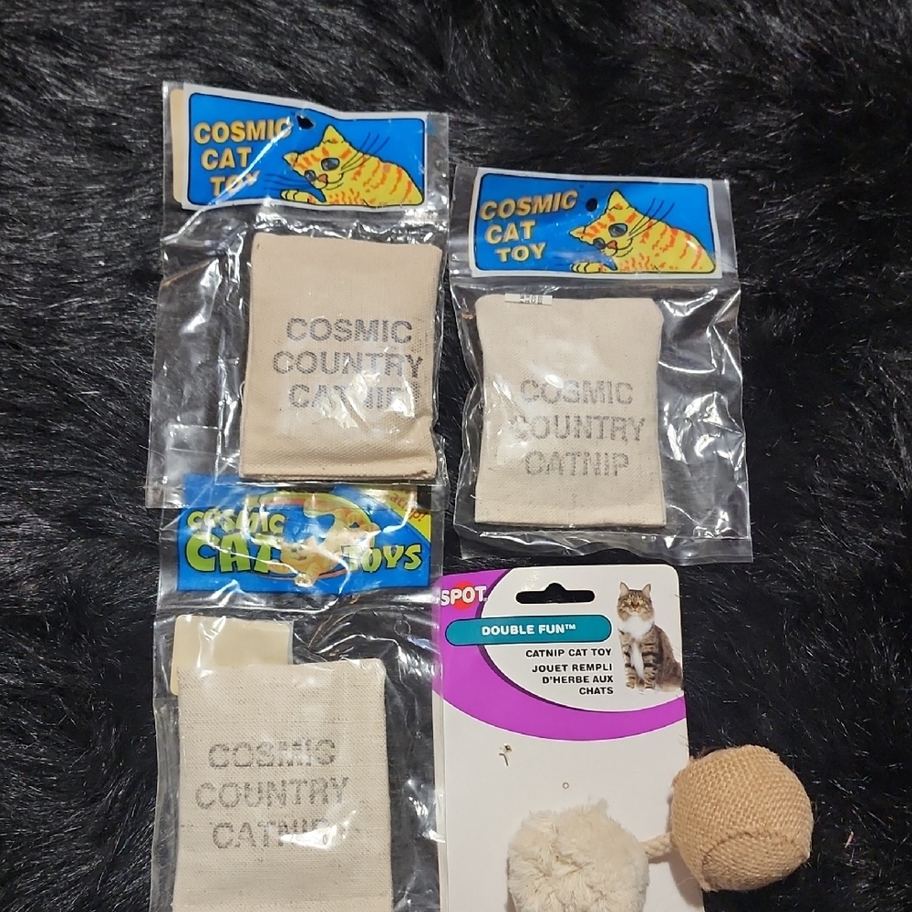 Cosmic Catnip Toy Set & Double Fun Catnip toy